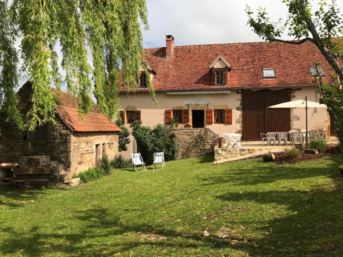Gite Le Mur Magnifique Longere Au Bourgogne-Du-Sud Villa Oye Exterior foto